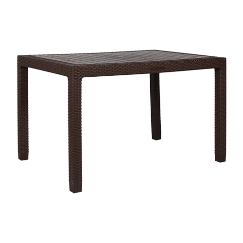 ODT R 120- Meja Makan Plastik Rotan - Dining Table Rattan