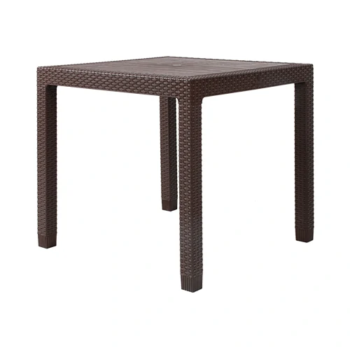 ODT R 80- Meja Makan Plastik Rotan - Dining Table Rattan