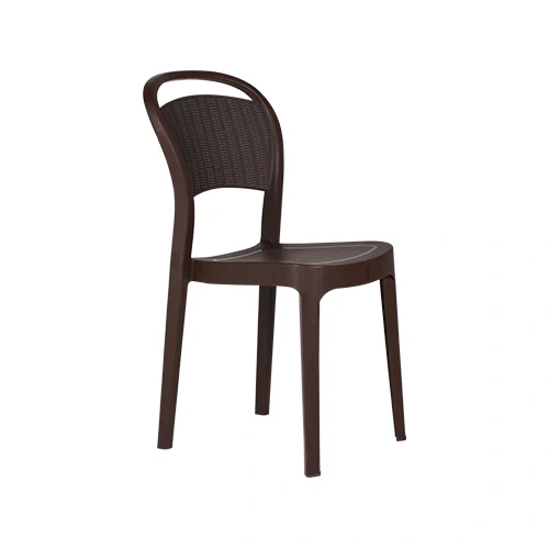 Kursi Plastik Olymplast Motif Sandaran Jerami (OL 209J)