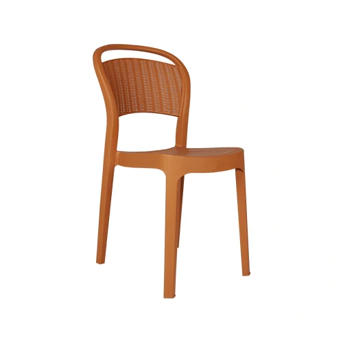 Kursi Plastik Olymplast Motif Sandaran Jerami (OL 209J)