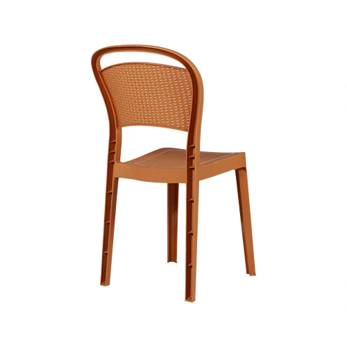 Kursi Plastik Olymplast Motif Sandaran Rotan (OL 209R)