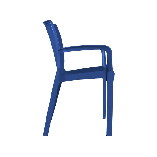 Kursi Plastik Olymplast dengan Tanganan Motif Sandaran Sofa (OL 501S)