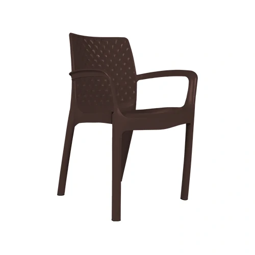 Kursi Plastik Olymplast dengan Tanganan Motif Sandaran Sofa (OL 501S)