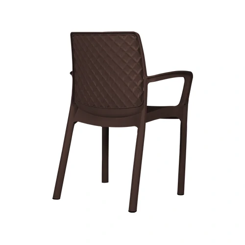 Kursi Plastik Olymplast dengan Tanganan Motif Sandaran Sofa (OL 501S)