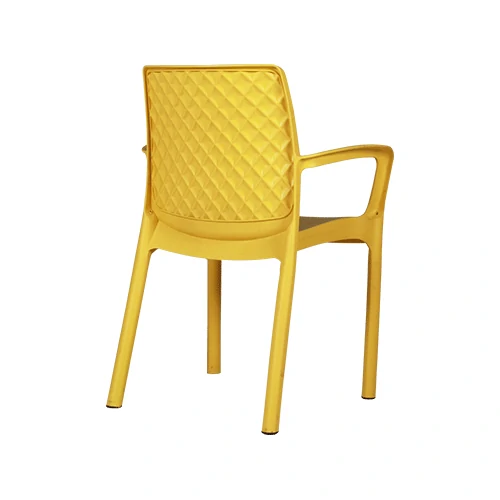 Kursi Plastik Olymplast dengan Tanganan Motif Sandaran Sofa (OL 501S)