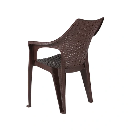 Kursi Plastik Olymplast dengan Tanganan Motif Rotan (OL 508)