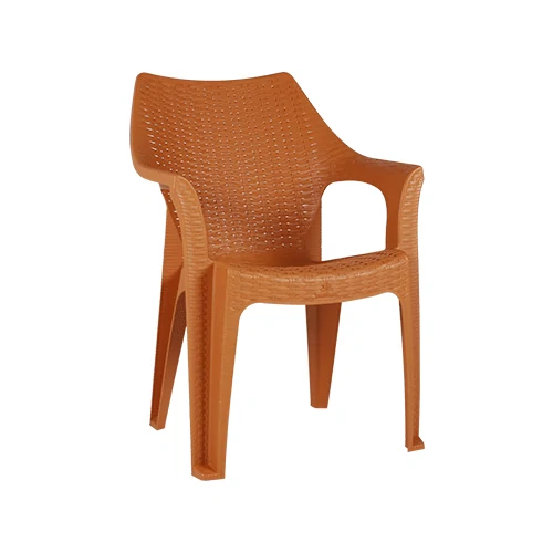 Kursi Plastik Olymplast dengan Tanganan Motif Rotan (OL 508)