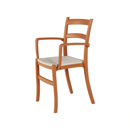 Kursi Plastik Olymplast Modern dengan Tanganan (OL 608H)