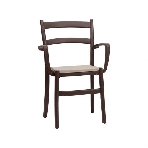 Kursi Plastik Olymplast Modern dengan Tanganan (OL 608H)