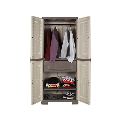 Lemari Pakaian Plastik Olymplast - OMC ST1 Graha - Module Cabinet 2 Pintu