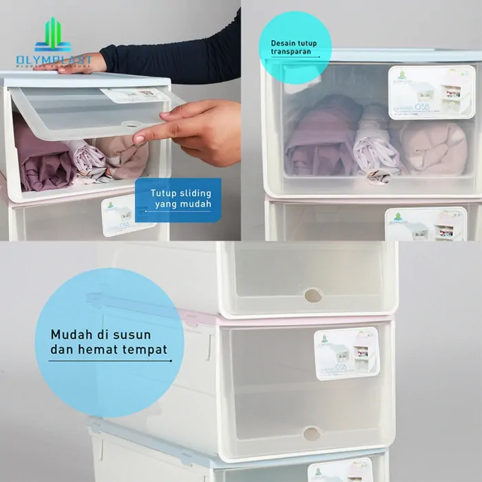 Kotak Penyimpanan Serbaguna Olymplast Storage Box - OSB 1pc gallery 1