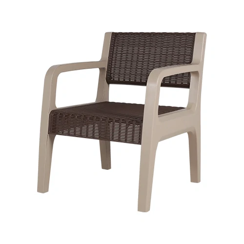 OSC-R 1 Seater - Kursi Sofa Plastik Rotan Modern - Rattan Chair
