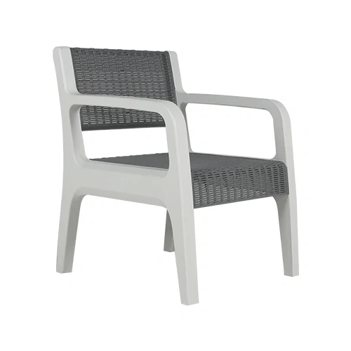 OSC-R 1 Seater - Kursi Sofa Plastik Rotan Modern - Rattan Chair