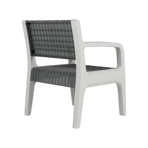 OSC-R 1 Seater - Kursi Sofa Plastik Rotan Modern - Rattan Chair