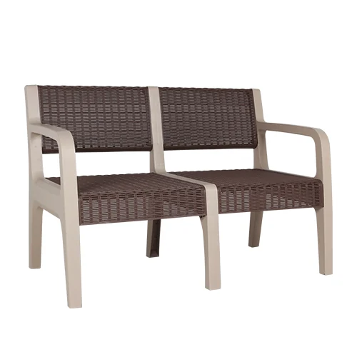 OSC-R 2 Seater - Kursi Sofa Plastik Rotan Modern - Rattan Chair