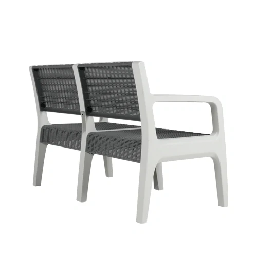 OSC-R 2 Seater - Kursi Sofa Plastik Rotan Modern - Rattan Chair