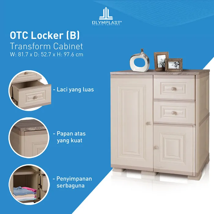 OTC Locker - Lemari Loker Penyimpanan Serbaguna Transform Cabinet Locker gallery 2