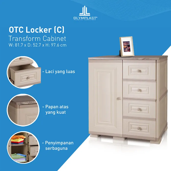 OTC Locker - Lemari Loker Penyimpanan Serbaguna Transform Cabinet Locker gallery 3