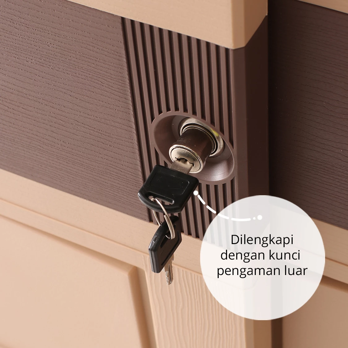 OTC Sliding Modern - Lemari Pakaian Plastik Pintu Sliding Transform Cabinet gallery 7