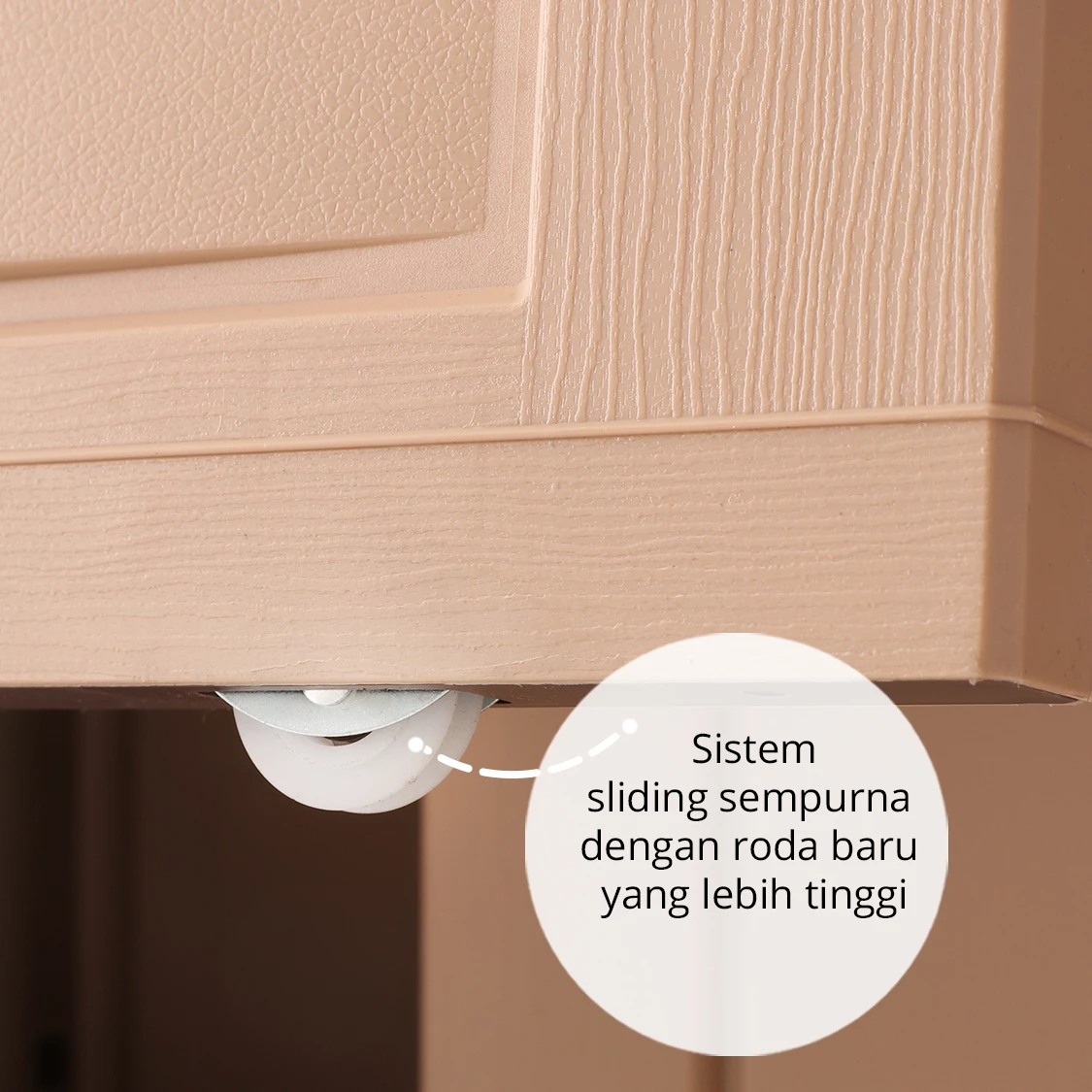 OTC Sliding Modern - Lemari Pakaian Plastik Pintu Sliding Transform Cabinet gallery 8