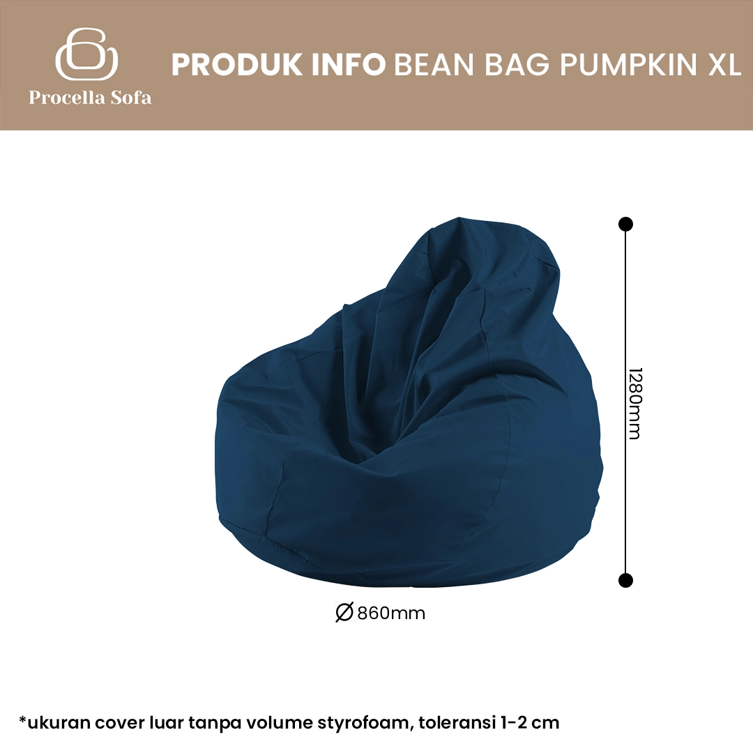 Bean Bag Moana Pumpkin XL gallery 1
