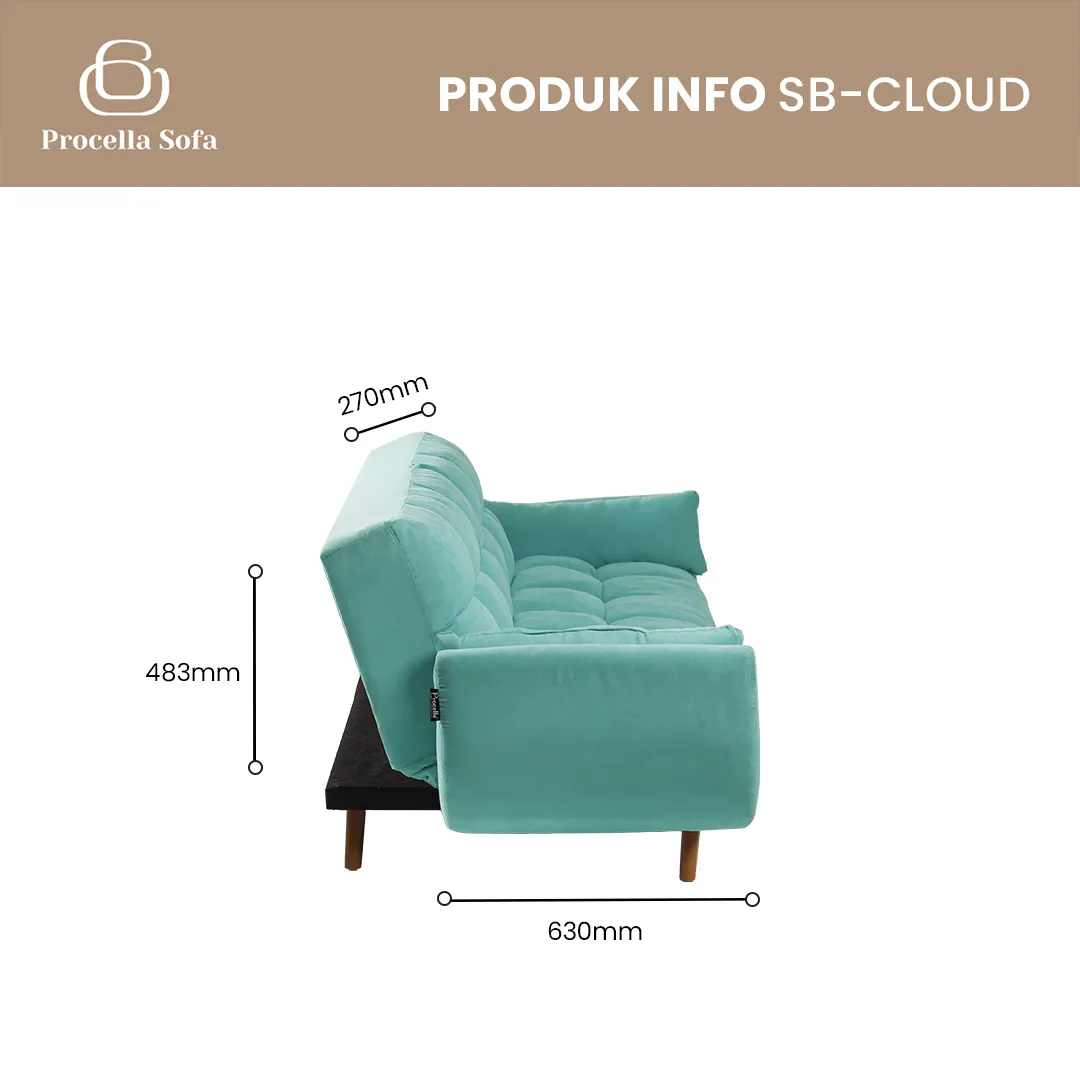 Procella Sofabed Cloud gallery 2
