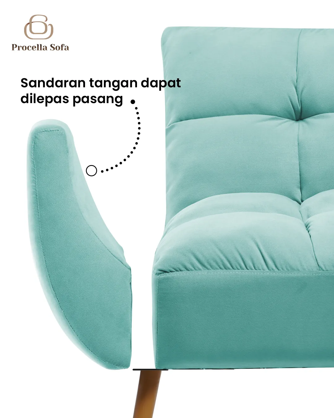 Procella Sofabed Cloud gallery 4