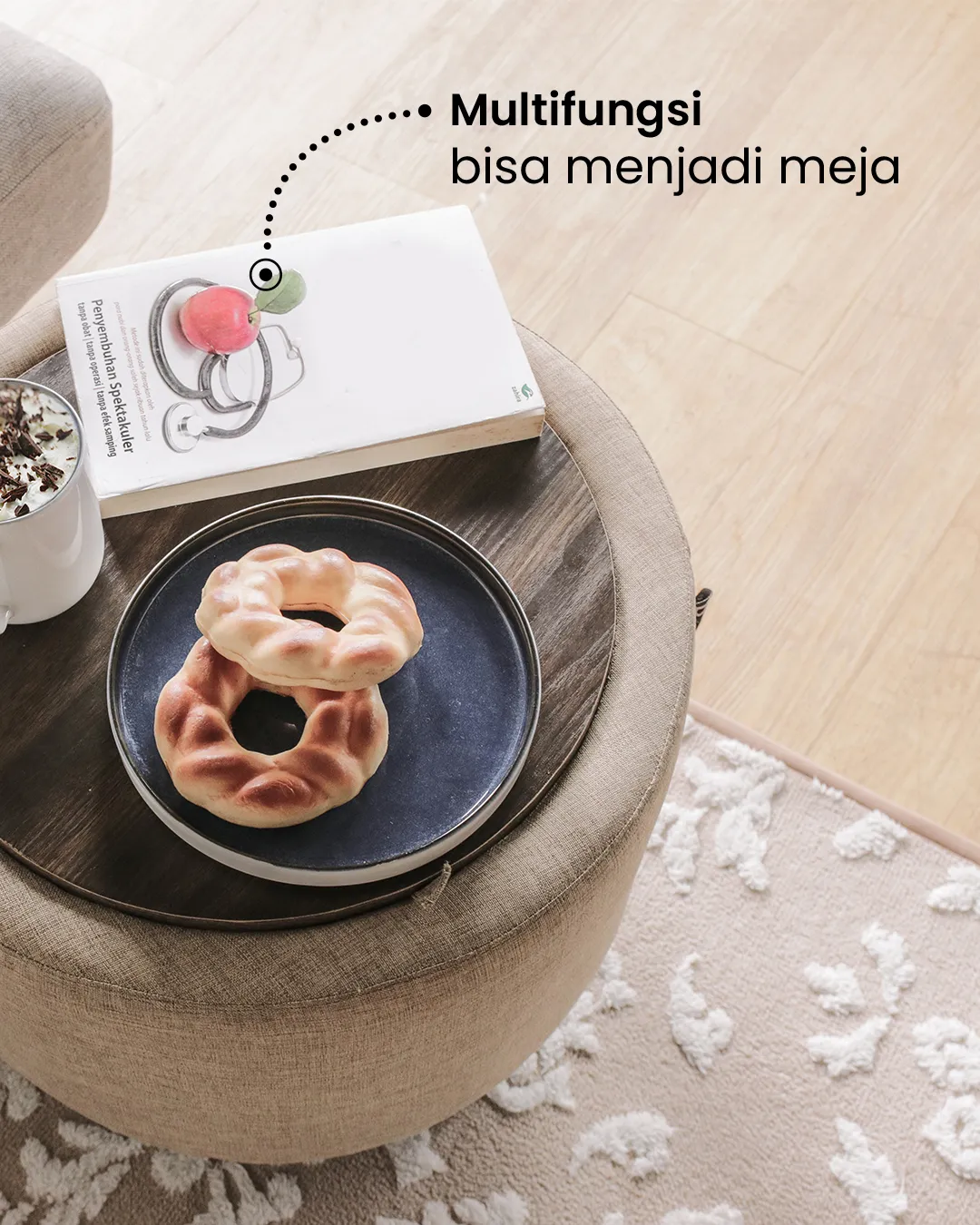Procella Sofa Serbaguna 3in1 - Tuffy Stool gallery 4