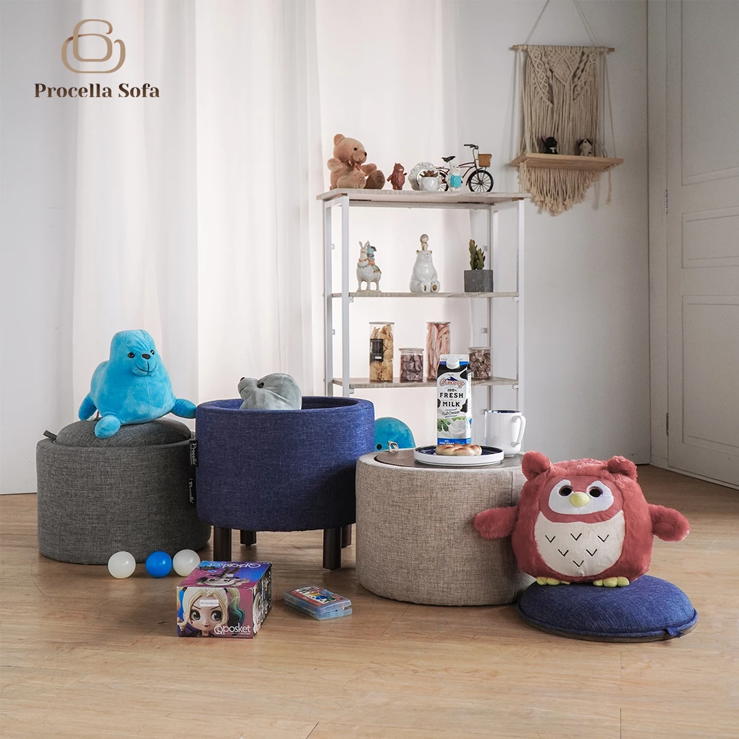 Procella Sofa Serbaguna 3in1 - Tuffy Stool