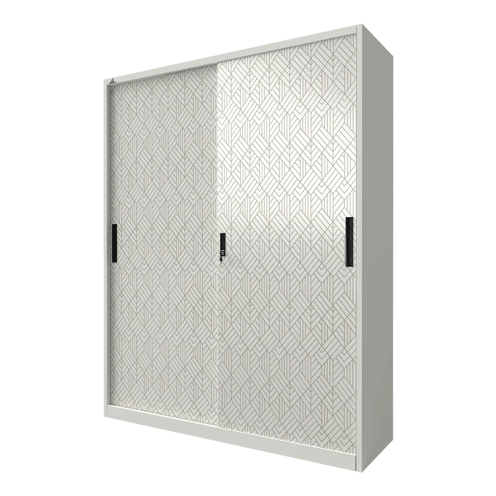 OSWS 160 LEAF WHITE - Lemari Besi Sliding