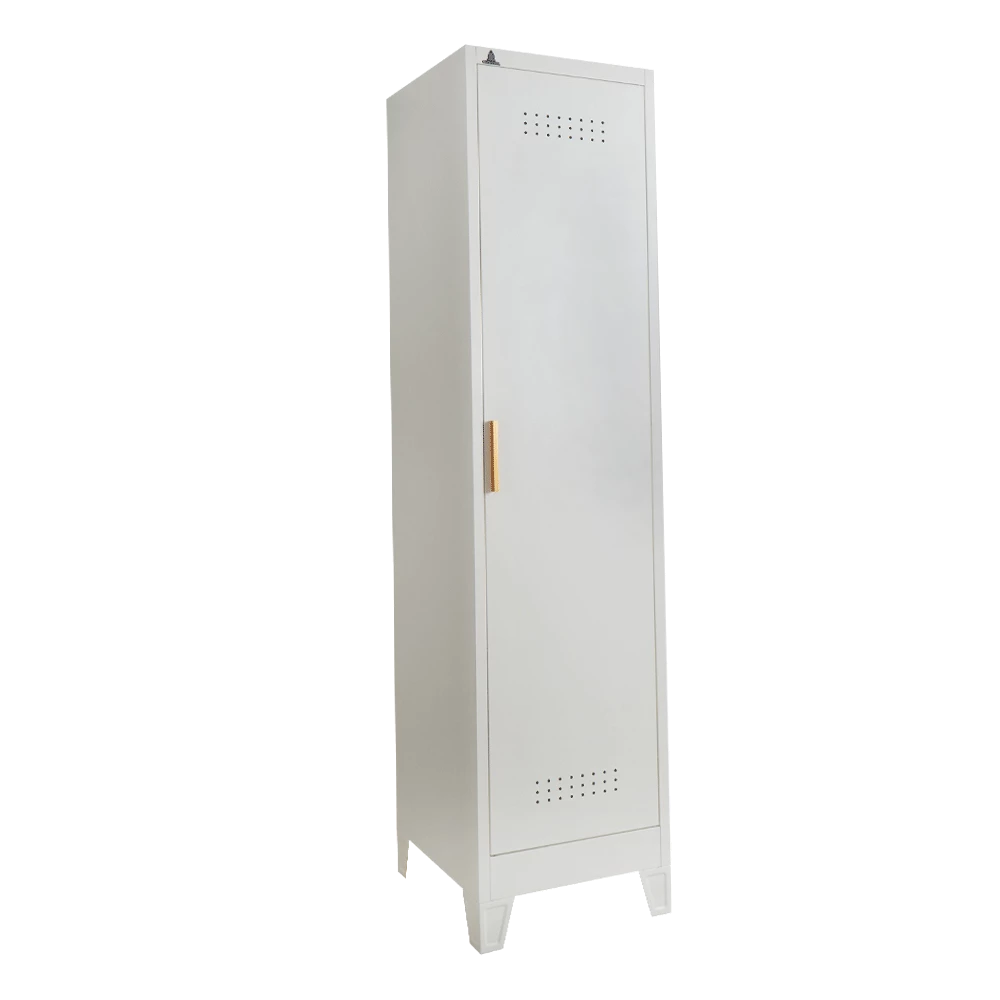 OMS 1P 001 WHITE - Rak Besi Serba Guna - Rak Dapur Besi - Rak Sapu - Rak Besi 2 Pintu Putih
