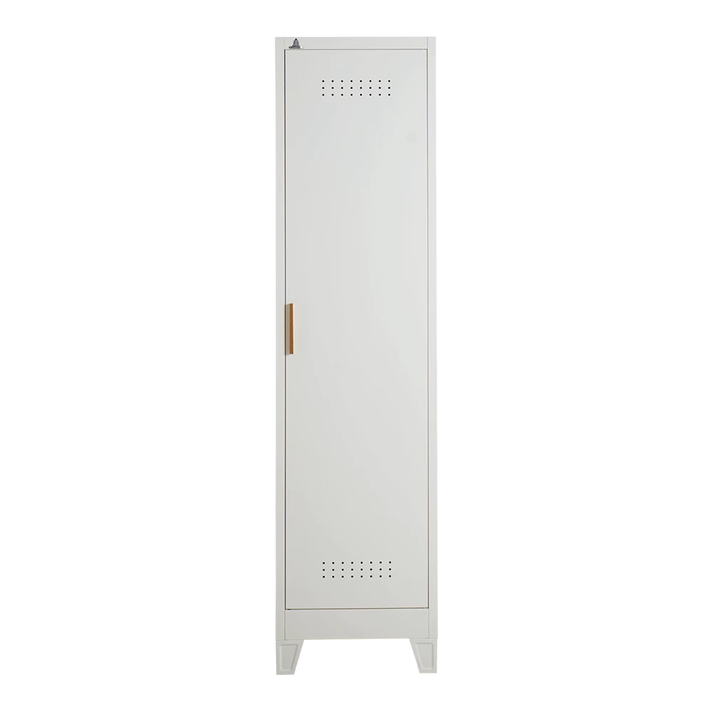 OMS 1P 001 WHITE - Rak Besi Serba Guna - Rak Dapur Besi - Rak Sapu - Rak Besi 2 Pintu Putih