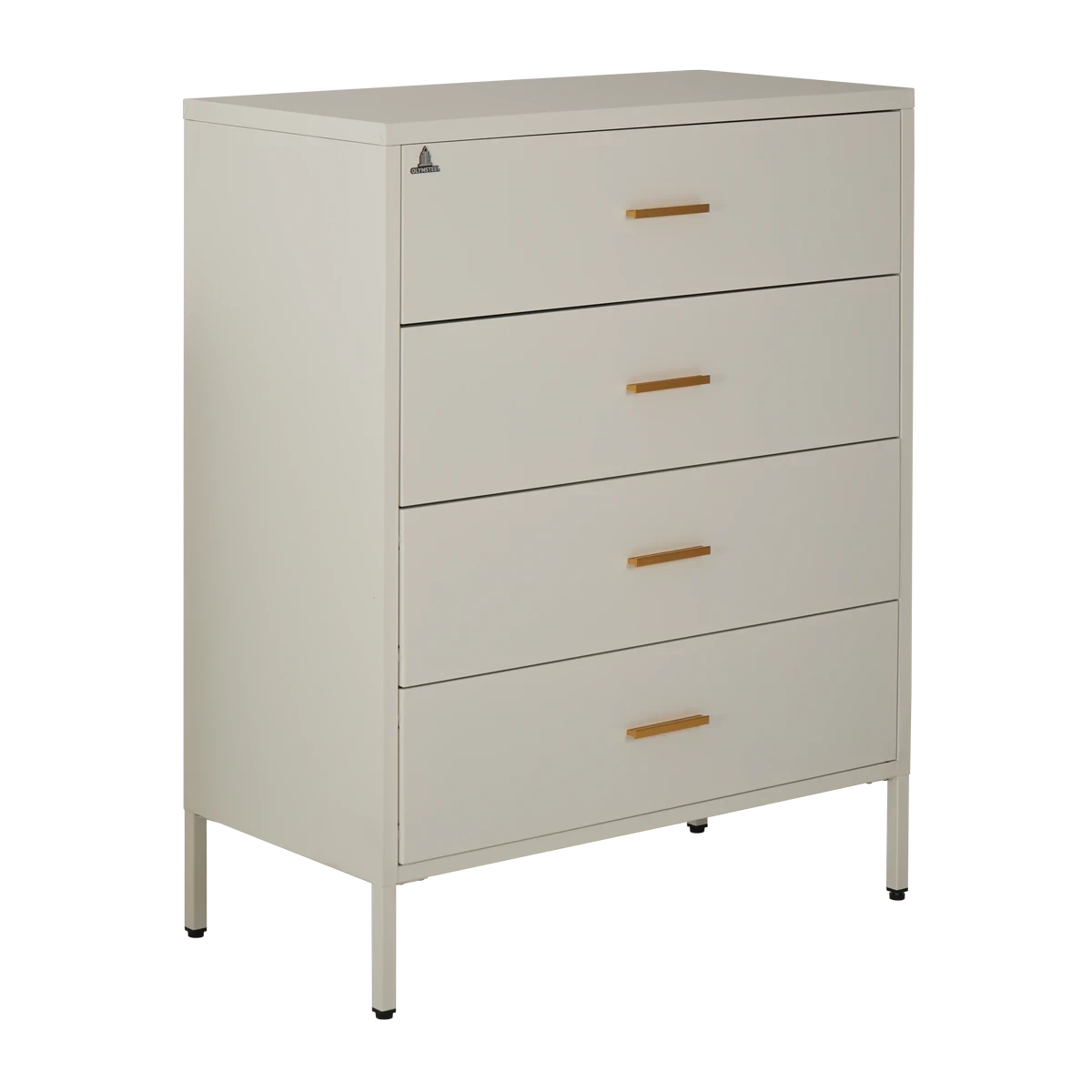 ODR 4L - Lemari Besi Laci Penyimpanan 4 Susun - White Mordern Minimalis