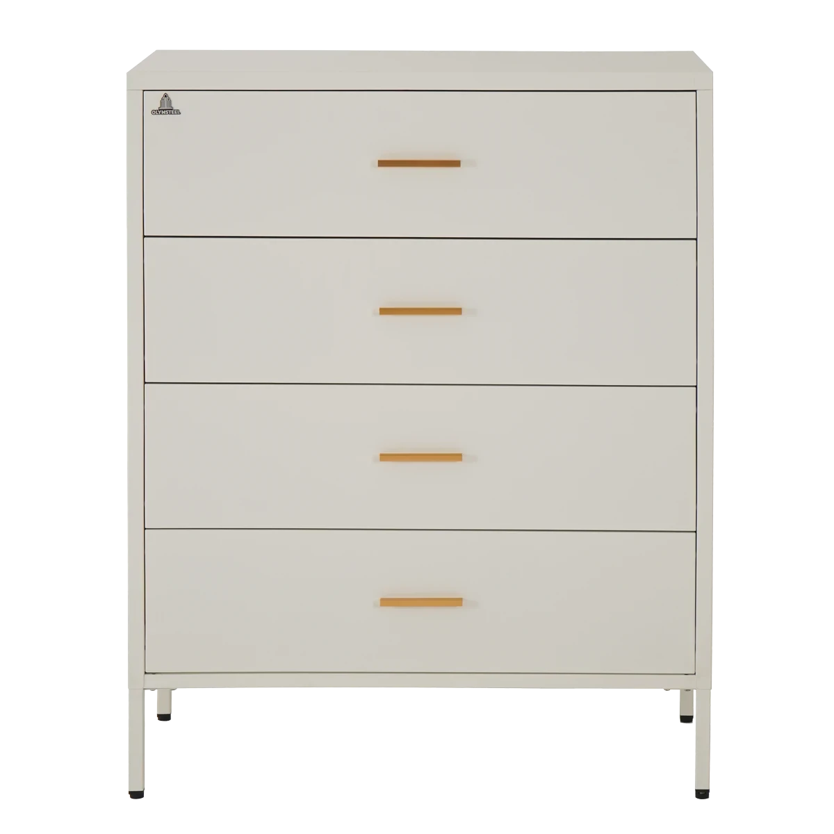 ODR 4L - Lemari Besi Laci Penyimpanan 4 Susun - White Mordern Minimalis