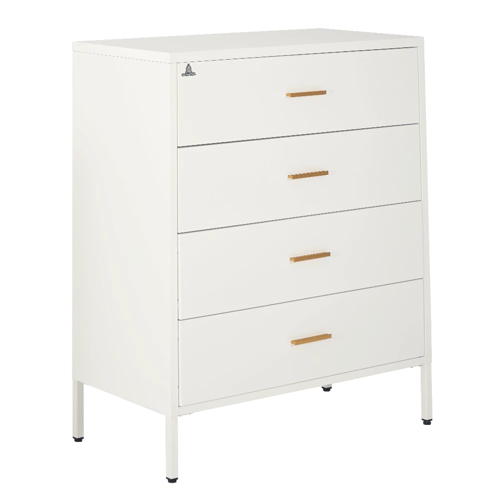 ODR 4L - Lemari Besi Laci Penyimpanan 4 Susun - White Mordern Minimalis