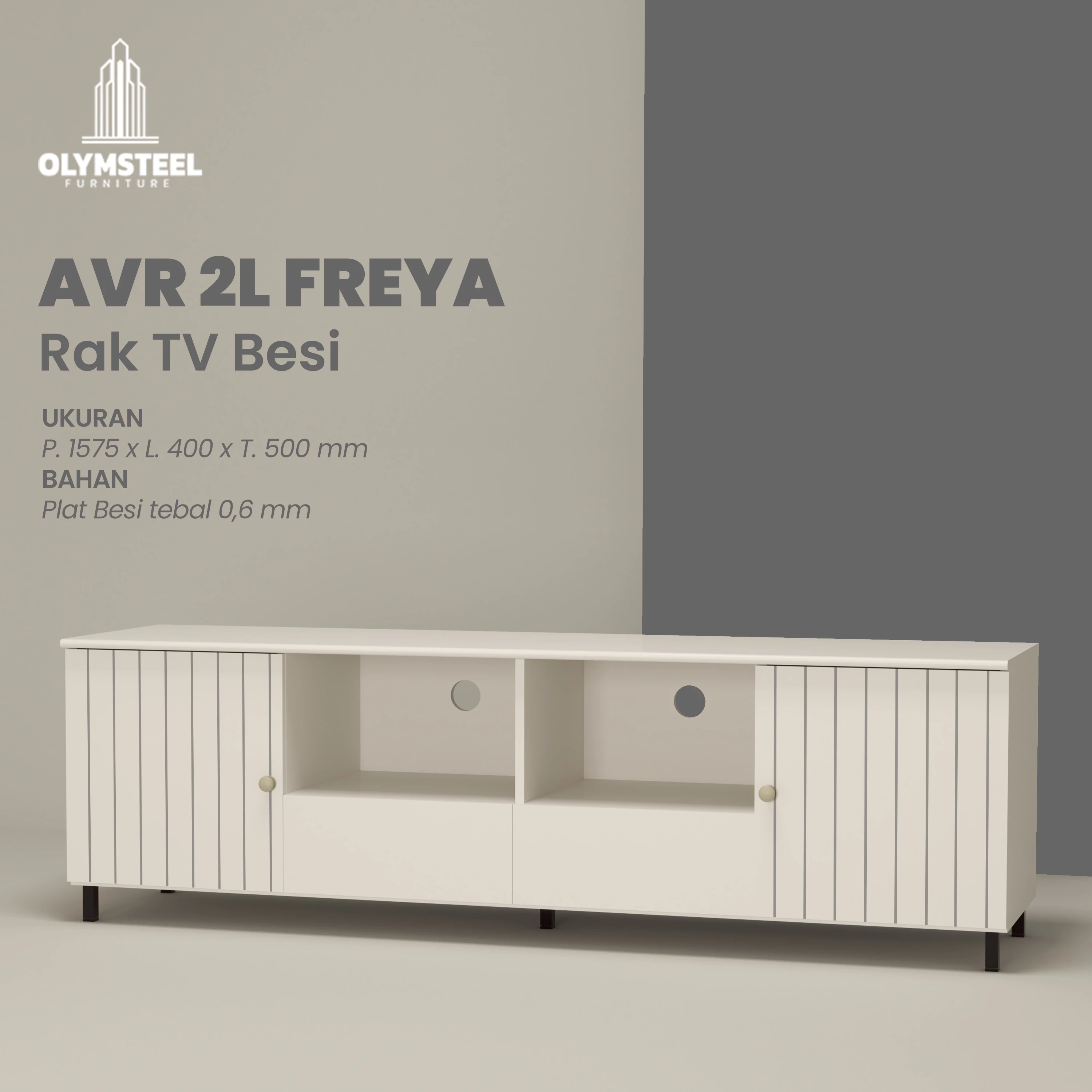 AVR 2L Freya - Meja Rak TV Besi gallery 1
