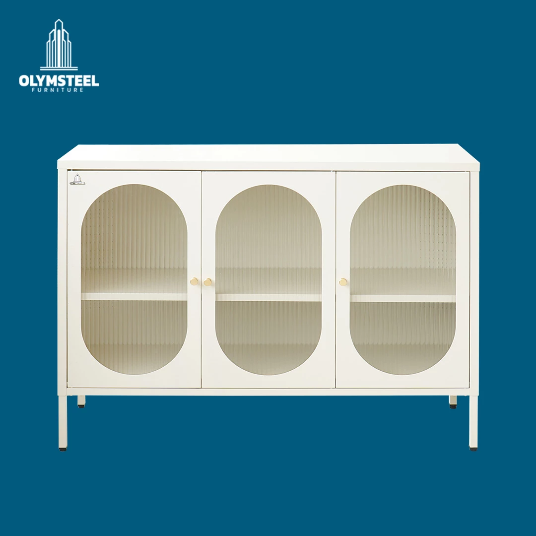 CRB CHERYL 3P - Rak Ruang tamu - Rak Aesthetic - Rak Credenza -Lemari Kabinet