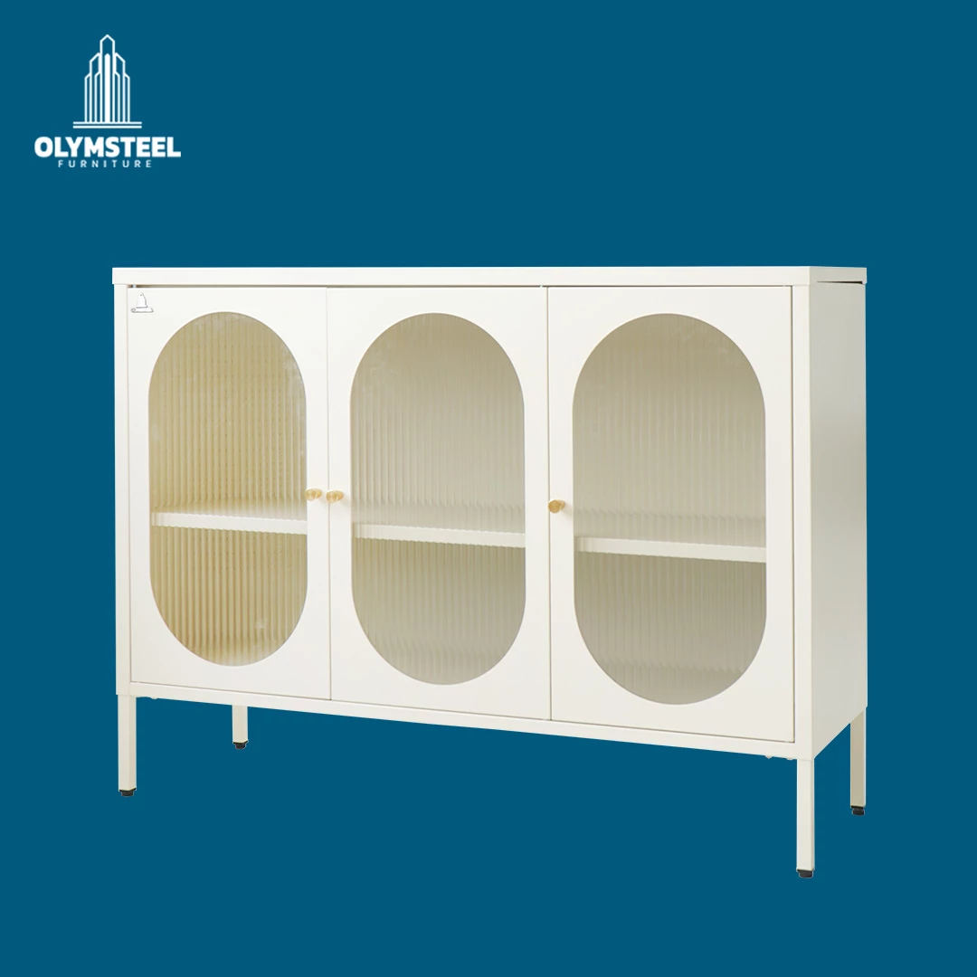 CRB CHERYL 3P - Rak Ruang tamu - Rak Aesthetic - Rak Credenza -Lemari Kabinet