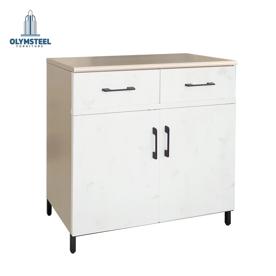 OKD ERLINE KB 2L2P - Lemari Dapur 2 Laci 2 Pintu - Lemari Dapur Besi - Kabinet Dapur Bawah