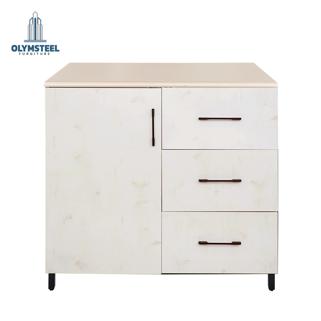 OKD ERLINE KB 3L1P - Lemari Dapur 3 Laci 1 Pintu - Lemari Dapur Besi  - Kabinet Dapur Bawah