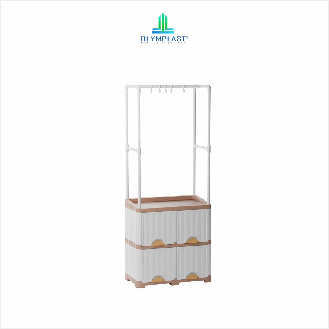 OMS 2X2 G LUXURY - Rak Plastik Multifungsi