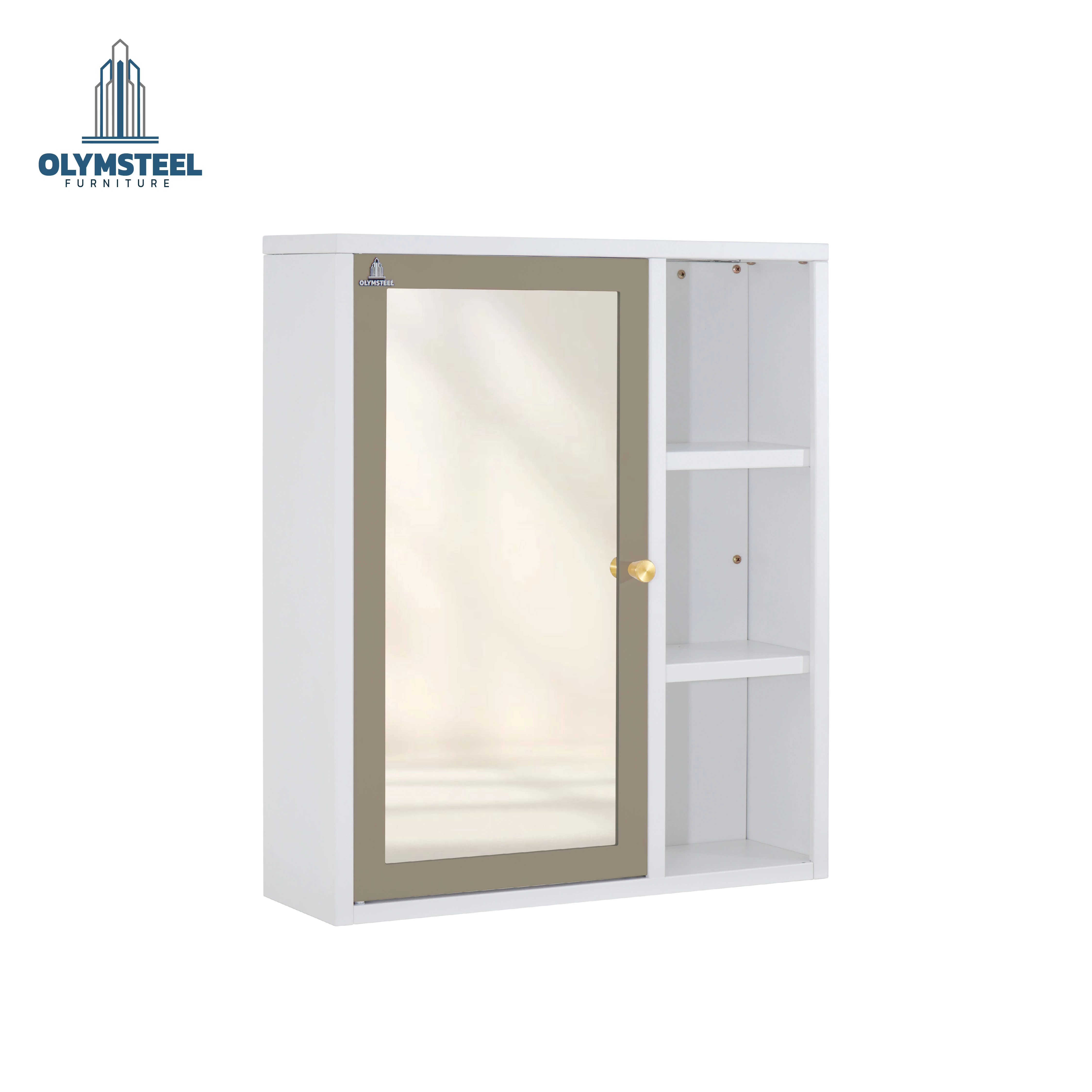 Olymsteel OWC SERENA Lemari Kamar Mandi Besi - Kabinet Besi Minimalis Dinding Anti Karat