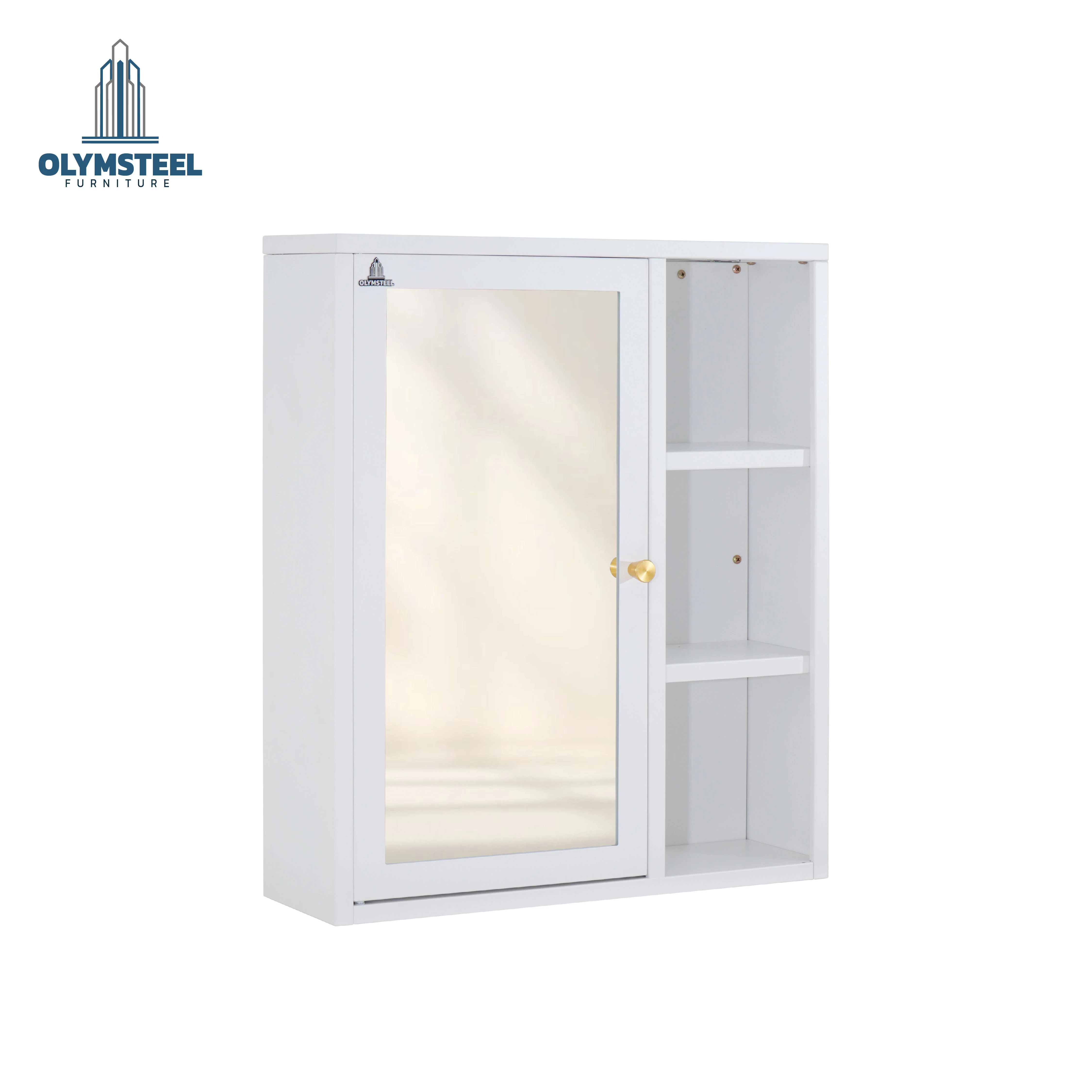 Olymsteel OWC SERENA Lemari Kamar Mandi Besi - Kabinet Besi Minimalis Dinding Anti Karat