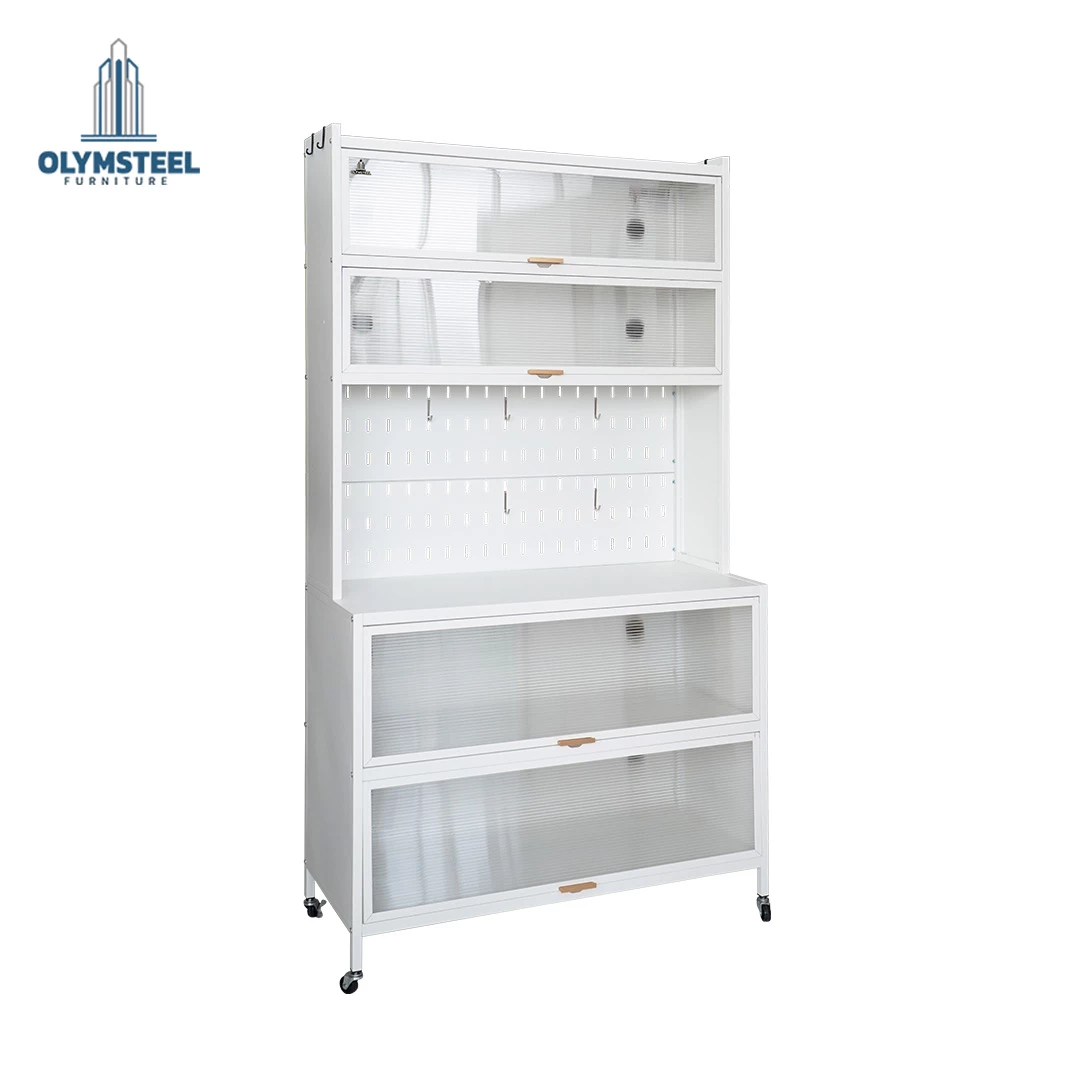 Olymsteel KSC 002 Kabinet Dapur Multifungsi - Lemari Kitchen Set Kabinet Serbaguna