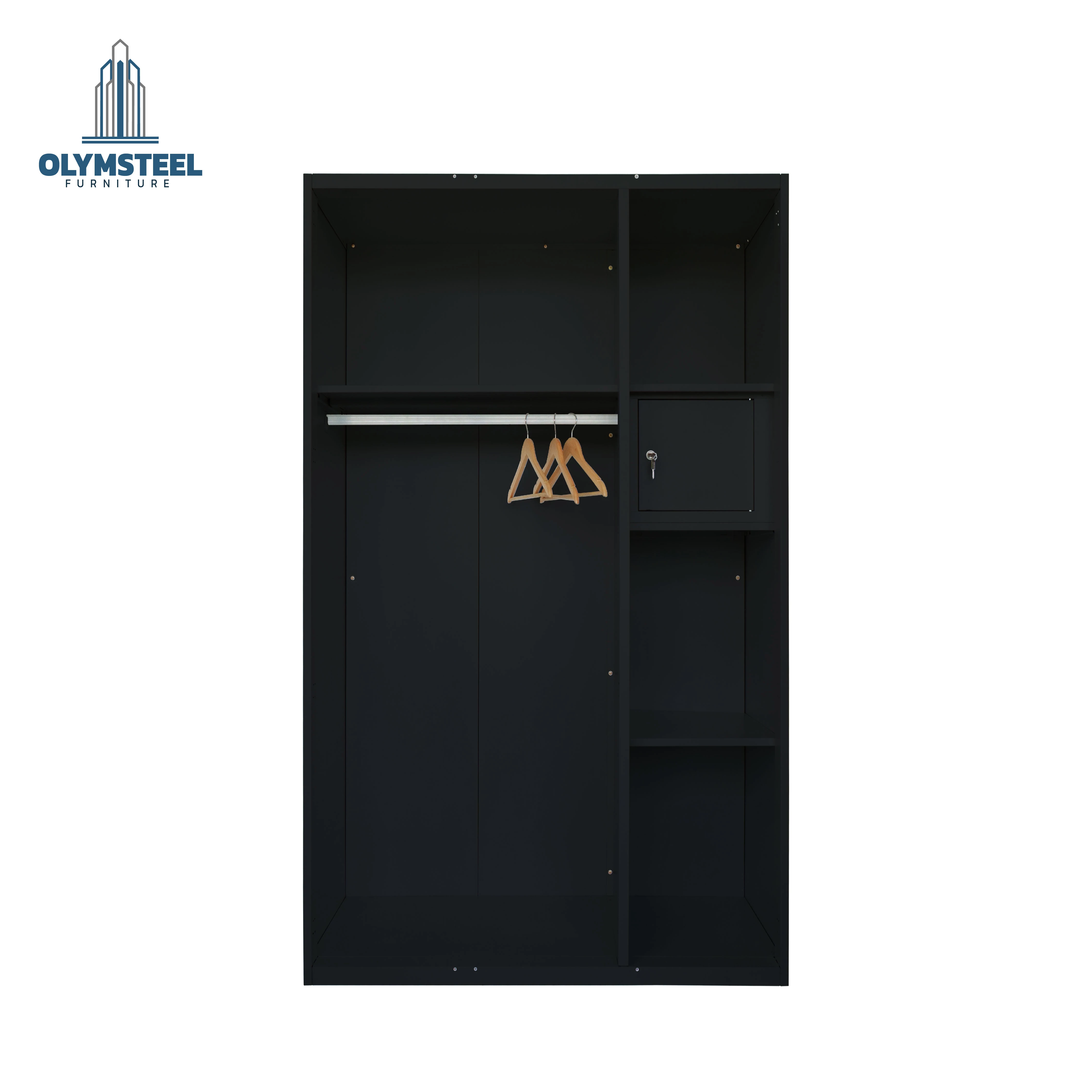 OSW 3P ALVARE - Lemari Pakaian 3 Pintu Full Cermin