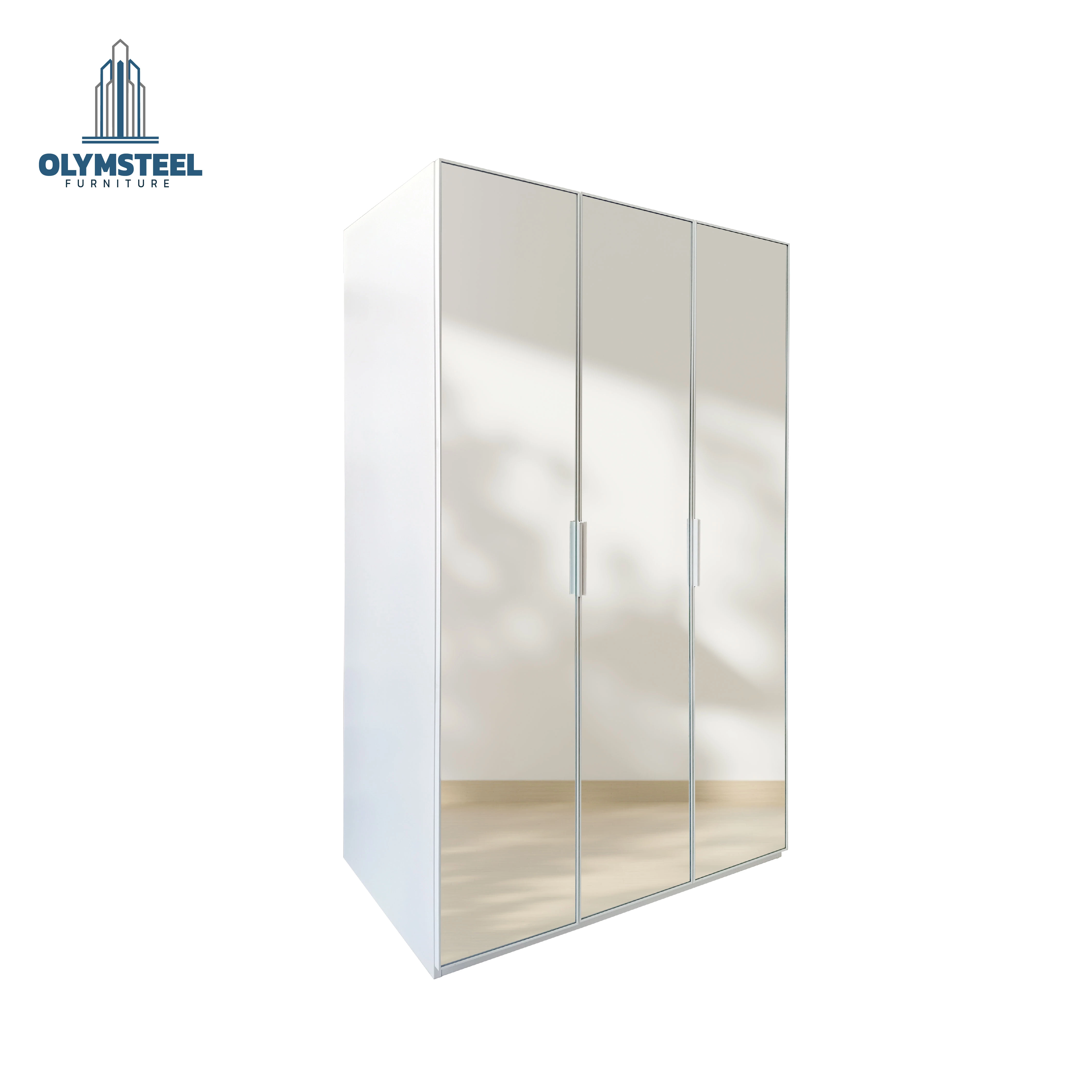 OSW 3P ALVARE - Lemari Pakaian 3 Pintu Full Cermin