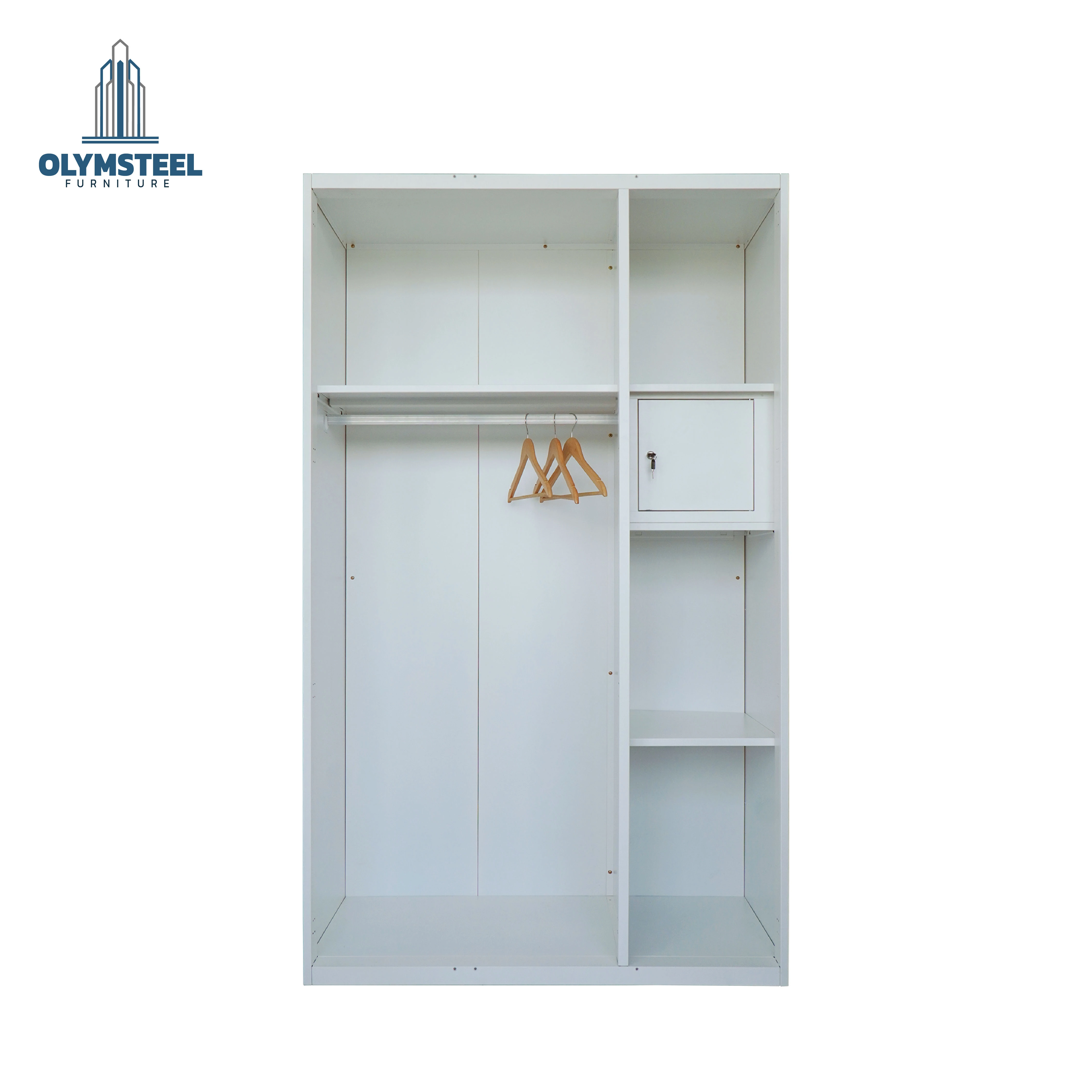 OSW 3P ALVARE - Lemari Pakaian 3 Pintu Full Cermin