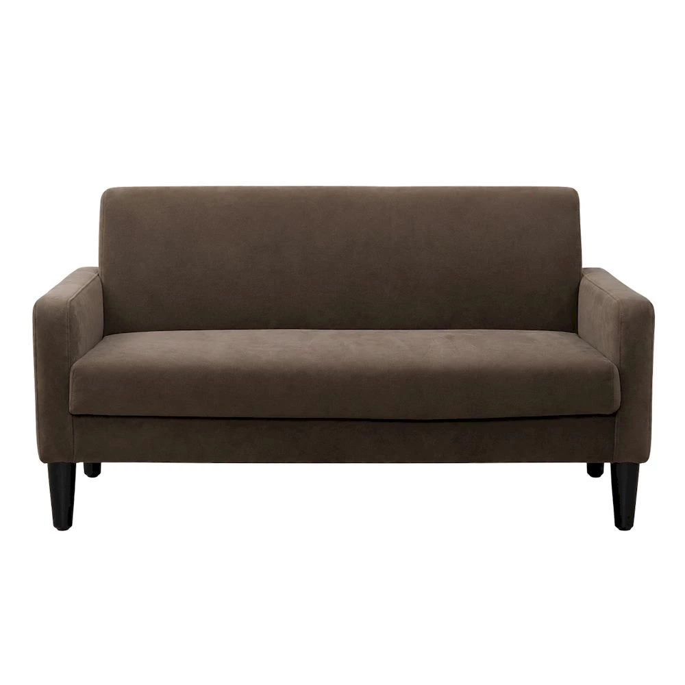 MORE BRUNO 2S Sofa 2 Seater Minimalis - Sofa Compact Suede Empuk Modern