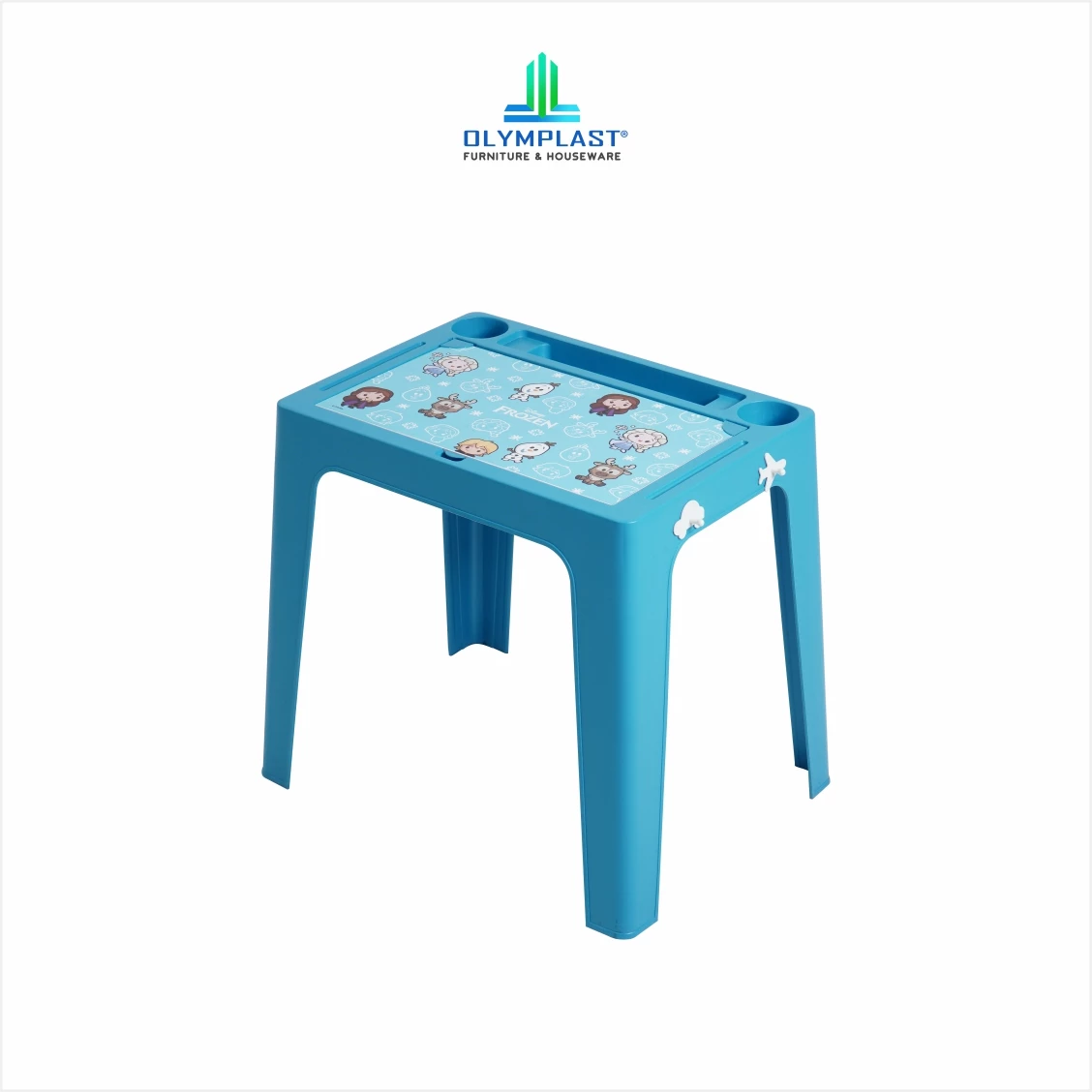 OKT Meja Anak - Spesial Disney Frozen Blue