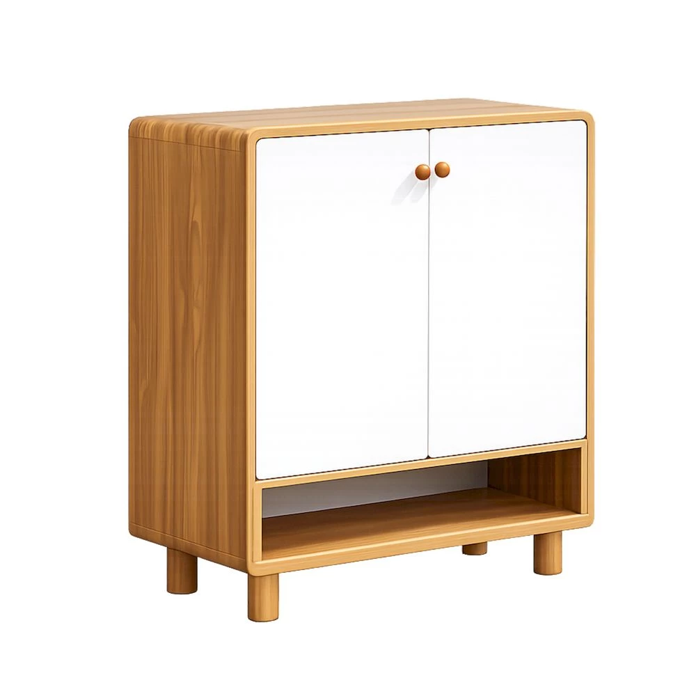 MORE GOBI Shoes Rack Minimalis - Lemari Sepatu Kayu Adjustable Multifungsi Govina Oak